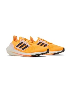 adidas Orange and Black Athletic Running Shoes